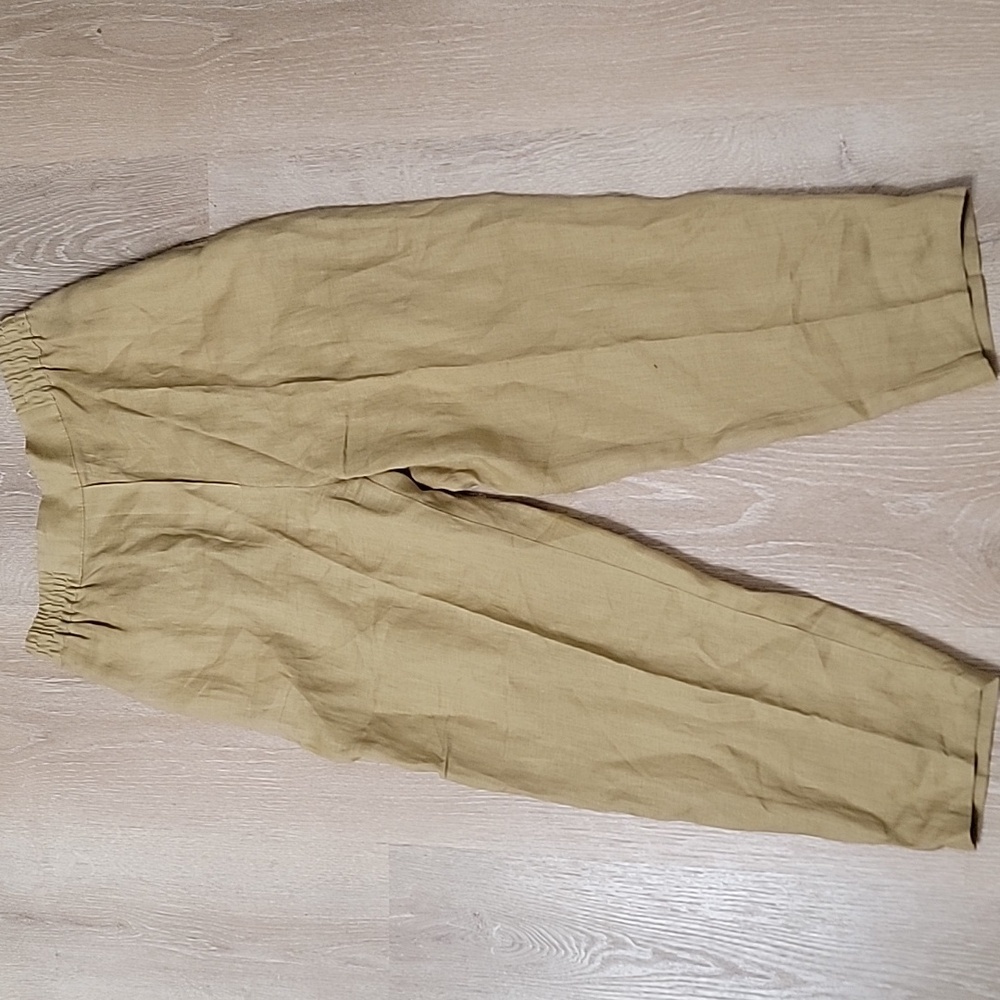 Zara Women's Suit Trousers Tan  Skinny Dress Pants